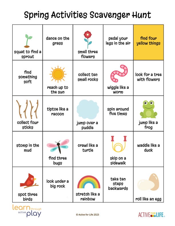 spring-activities-scavenger-hunt